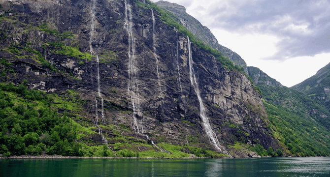 Noorwegen | Geirangerfjord | Seven Sisters waterfall